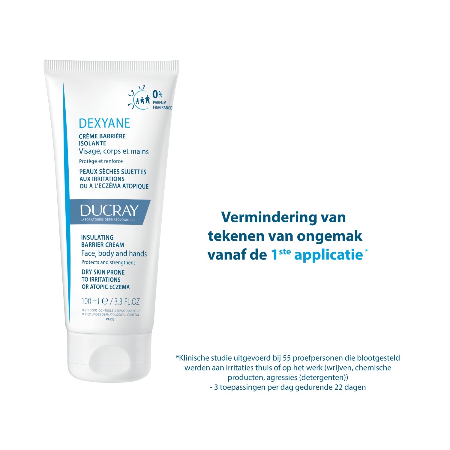 Ducray kūno kremas DEXYANE apsauginis kremas - 100 ml