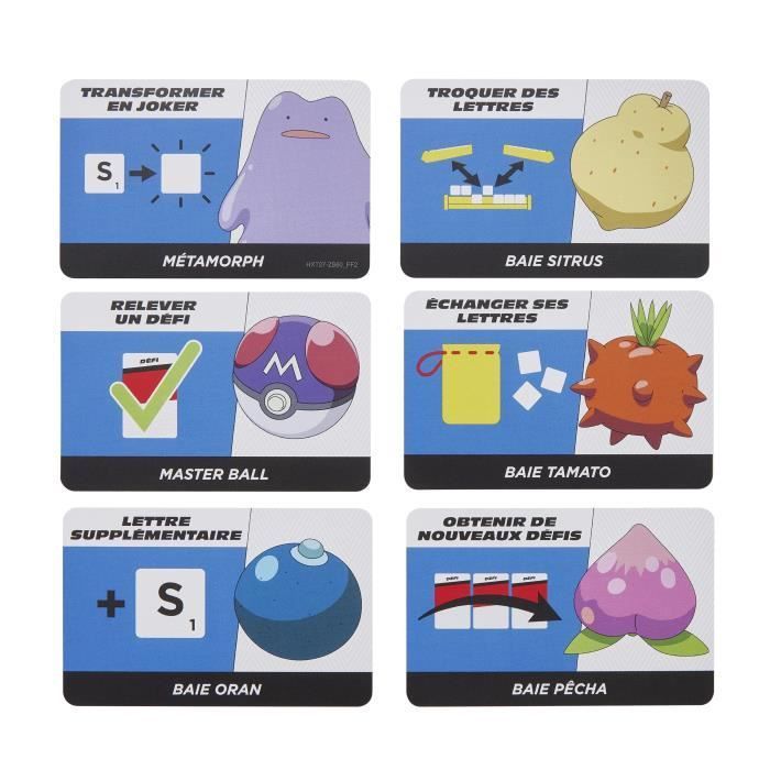 Scrabble® Pokémon-Jeu de société familial avec 2 modes de jeu HXT27