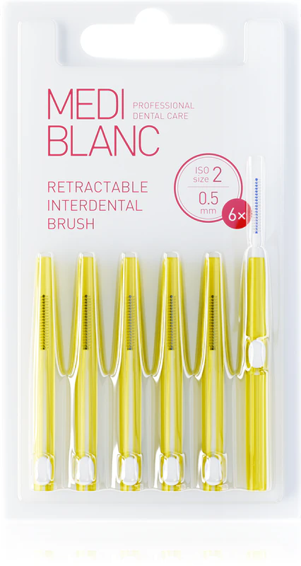 MEDIBLANC Interdental TB Pull-Out System 0,5 mm einziehbare Interdentalbürste