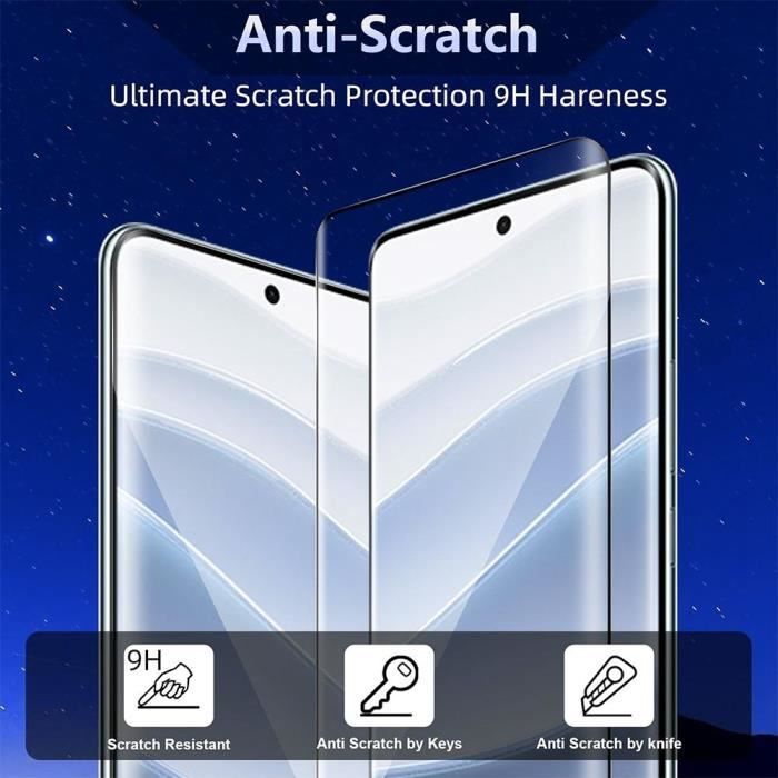Película Protetora de Tela de Vidro Temperado - EFConnection - Redmi Note 14 Pro 5G - Proteção Ideal - Pacote com 3 - Preta