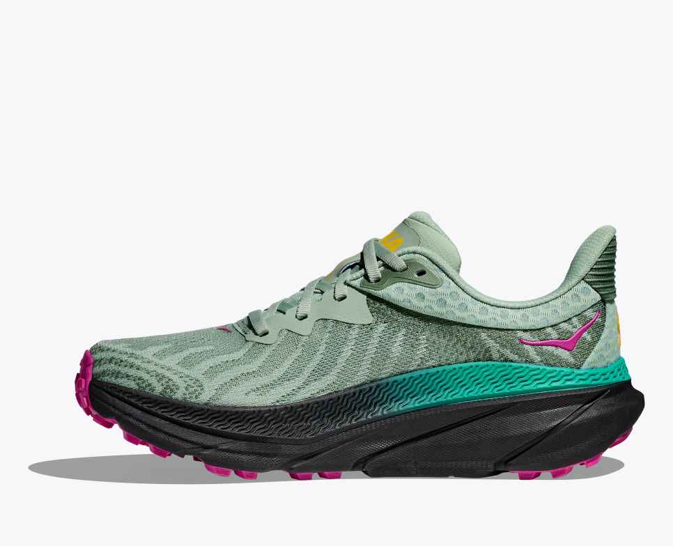 HOKA Challenger 7 Aloe Vera / Fekete