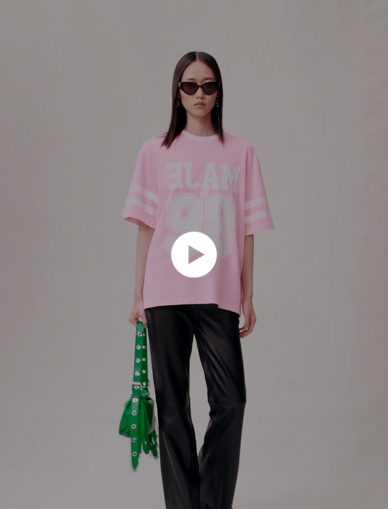 Oversized T-shirt - Roze