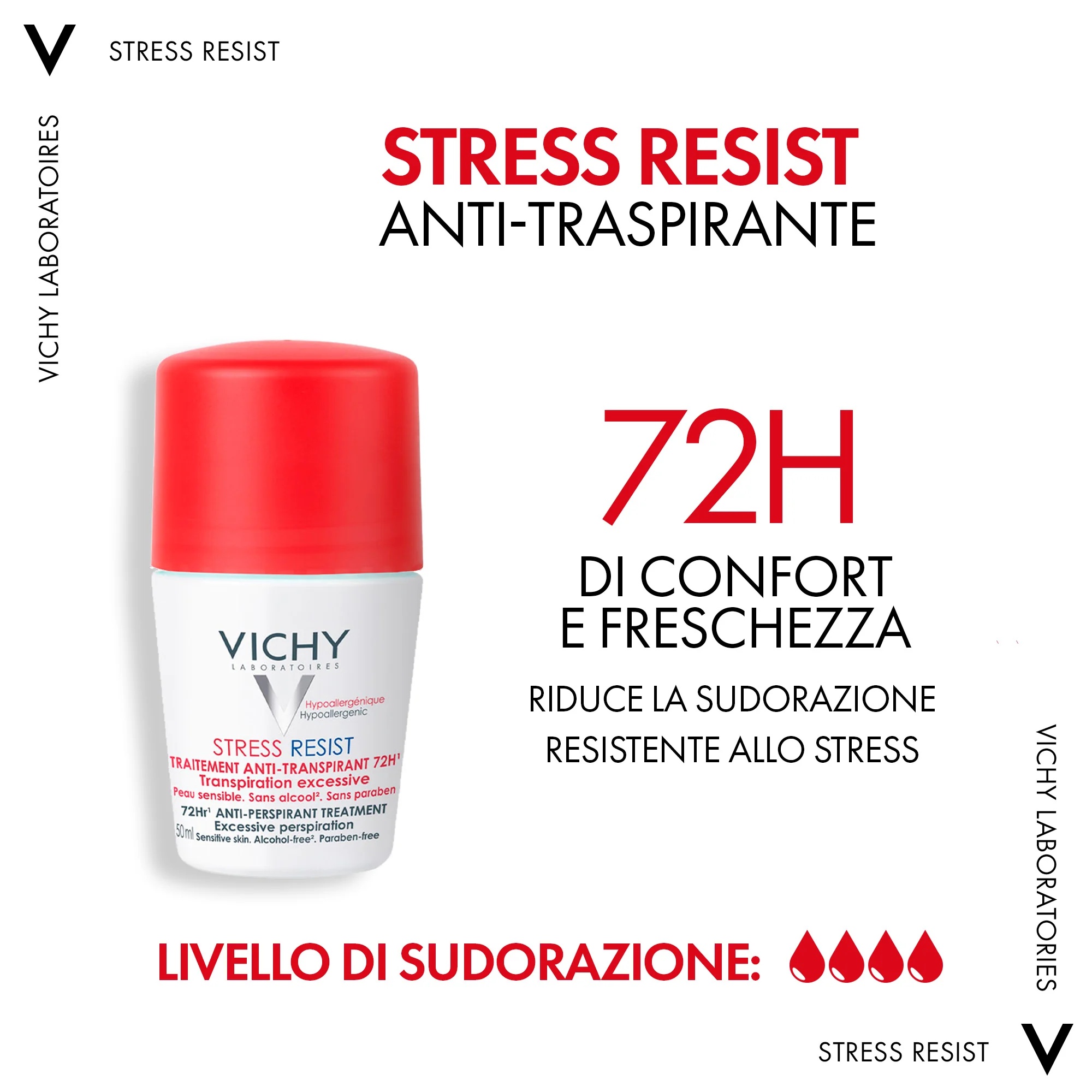 VICHY Vichy Stress Resist Roll-on Deodorant 50 ml Antitranspirant