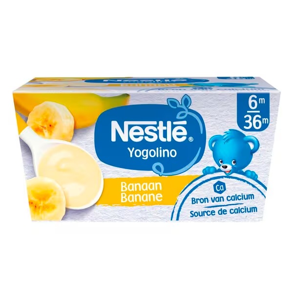Nestlé banánové detské jogínske nugetky<br>4 x 100 g