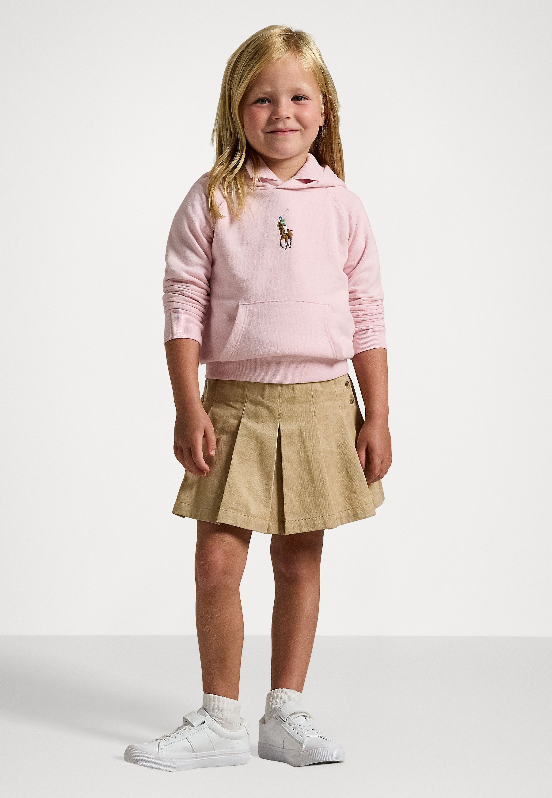 Polo Ralph Lauren BIG PONY FLEECE-HOODIE – Kapuzenpullover – Hauch von Rosa