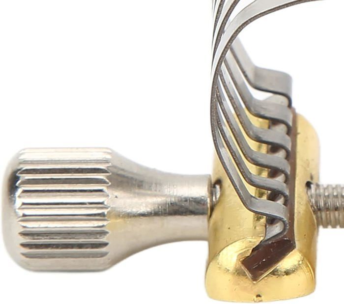 Saxophone mouthpiece clip, stainless steel screw adjustment, musical instrument accessories