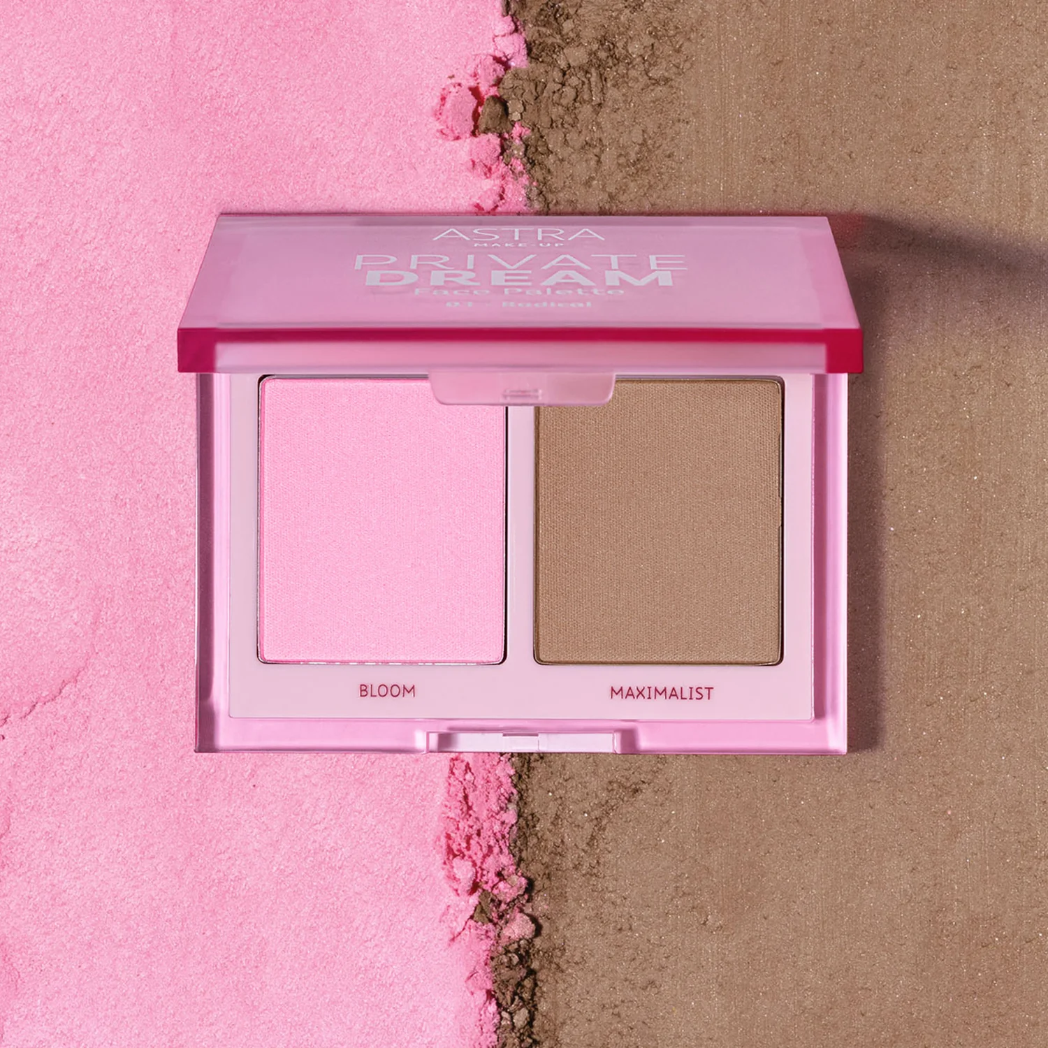 Viso PRIVATE DREAM face palette - Palette viso, Fard compatto, Terra, Contouring Viso