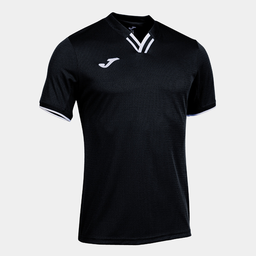Tricou cu mânecă scurtă Joma Toletum IV negru alb