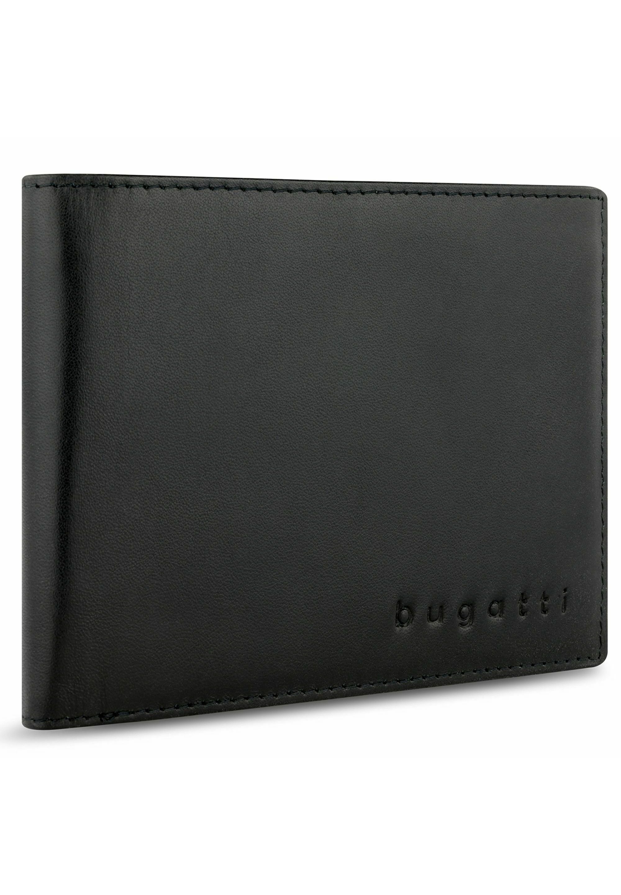 Bugatti SUPER SLIM RFID SCHUTZ - Portemonnee - zwart