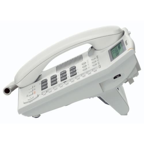 Teléfono con cable Panasonic KX-TS880 - Altavoz, 50 entradas, identificador de llamadas - Blanco