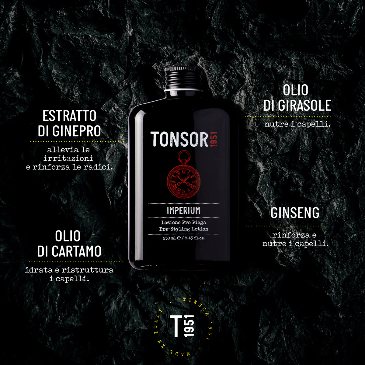 Cura dei Capelli Imperium- Lozione Pre Piega - Crema Capelli Styling & Finish, Trattamento per Capelli