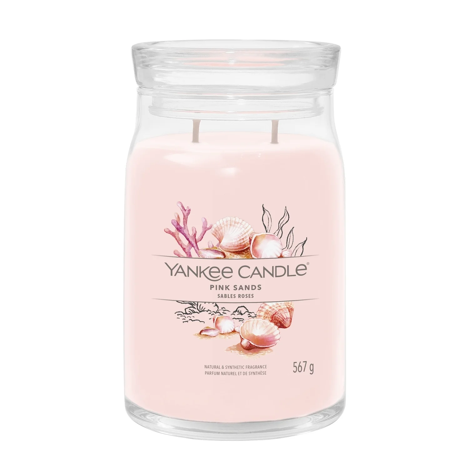 Signature Jar Candles Pink Sands - Candela Profumata