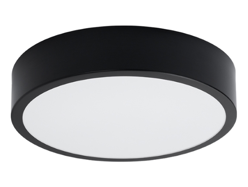 Plafon Onyx LED 30 cm aluminiowy czarny