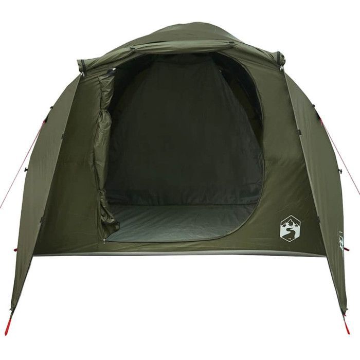 vidaXL 6-Person Tunnel Family Tent, Olive Green, Waterproof, Tent, Garden Tent, Outdoor Shelter, Camping Tent, 4009575