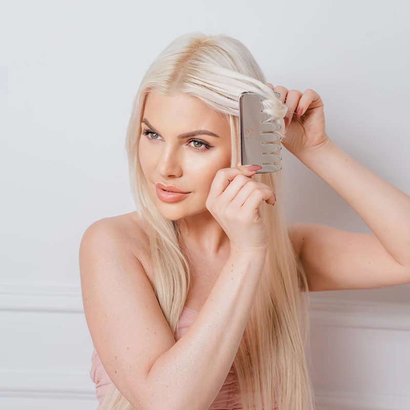 Crystallove Cryo Ice Comb Haar- en lichaamsmassageaccessoires