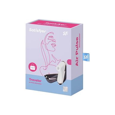 Estimulador de impulsos de aire Traveler Satisfyer 1 unidad 1 unidad
