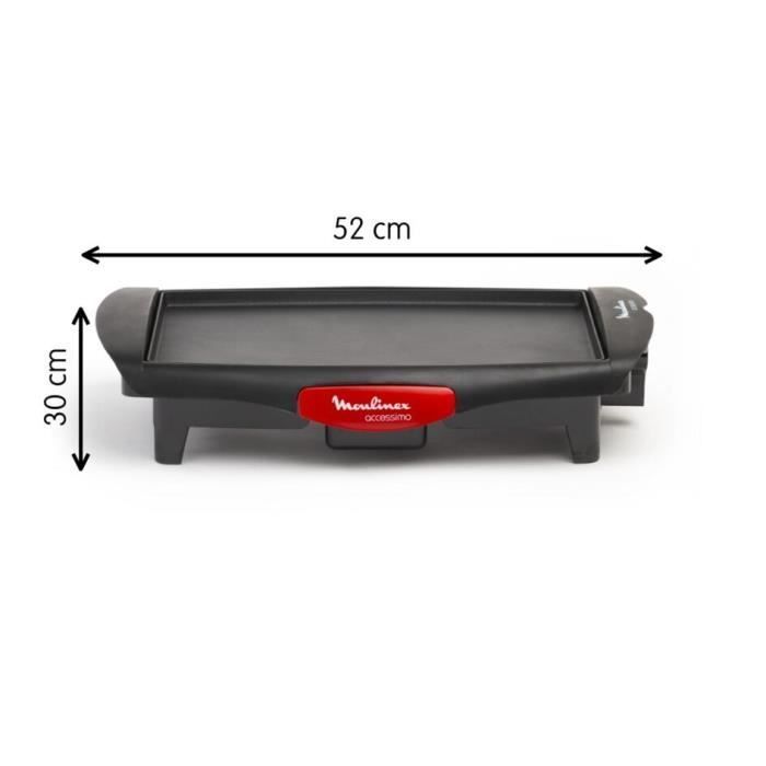 Moulinex Accessimo, Plancha, Compact, 1 800W, Cuisson saine, Thermostat CB560811