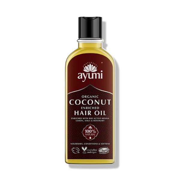 Ayumi Naturals Olejek z henny do włosów kokos i rozmaryn 150 ml