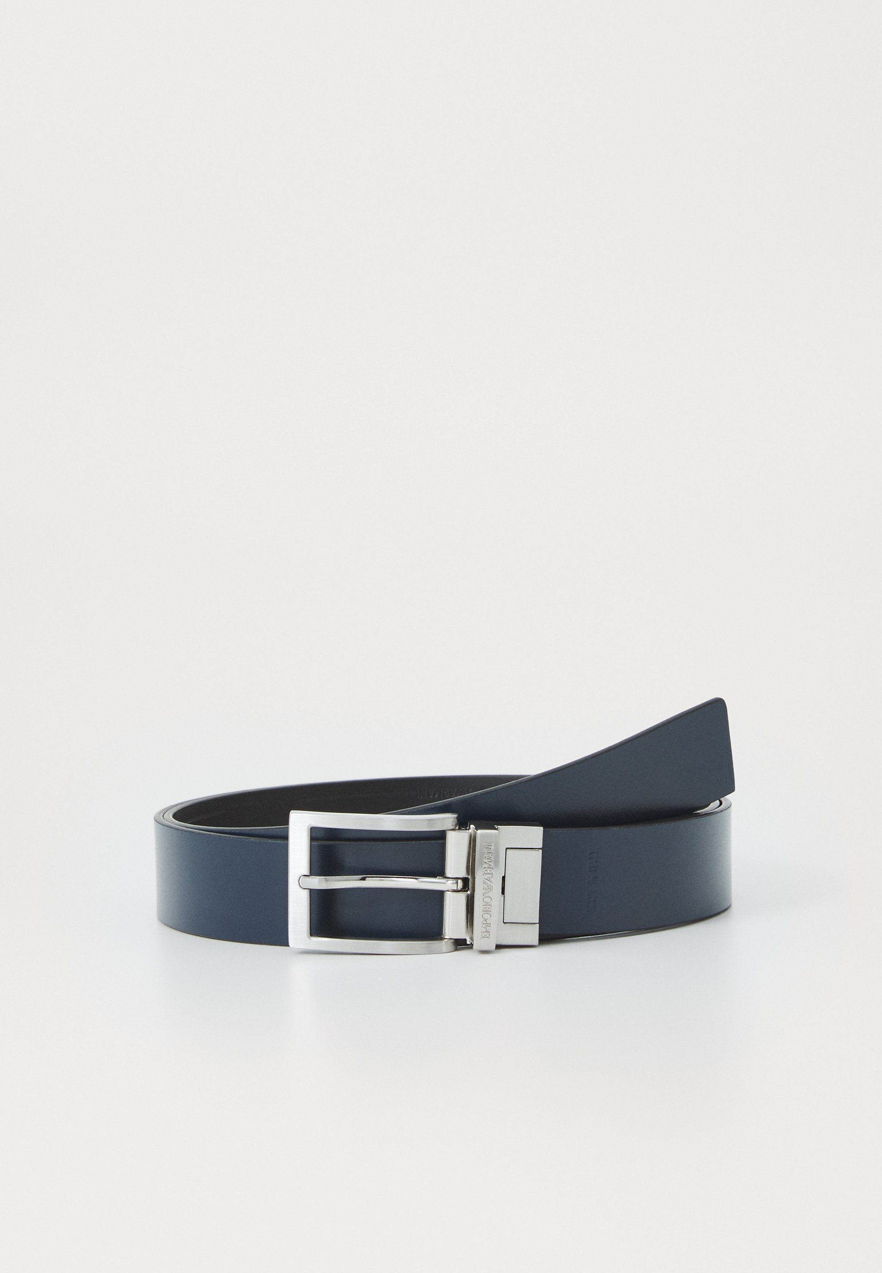 Emporio Armani TONGUE BELT UNISEX - Riem - nero/blu