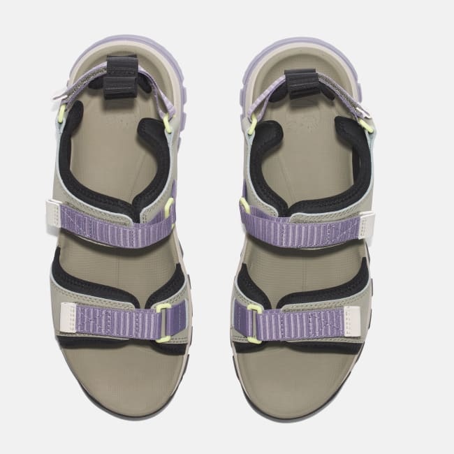 Sandalo a Doppia Fascia Lincoln Peak da Donna in                beige