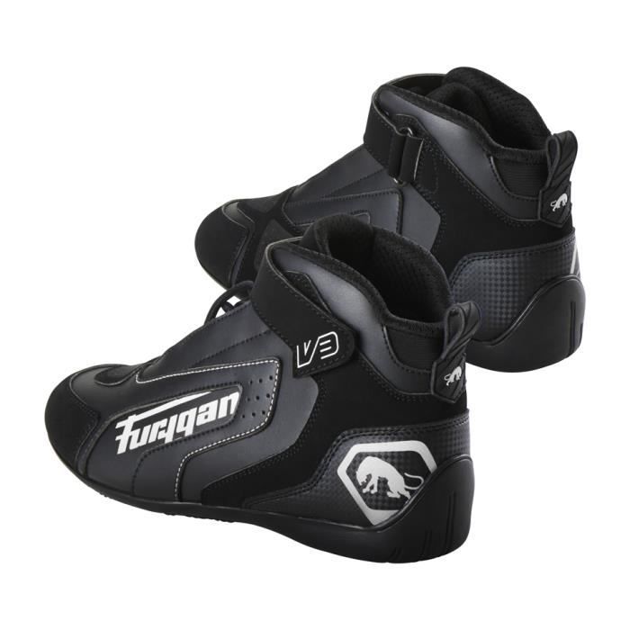 Botas de motociclismo Furygan V3 - preto/branco - tamanho 38