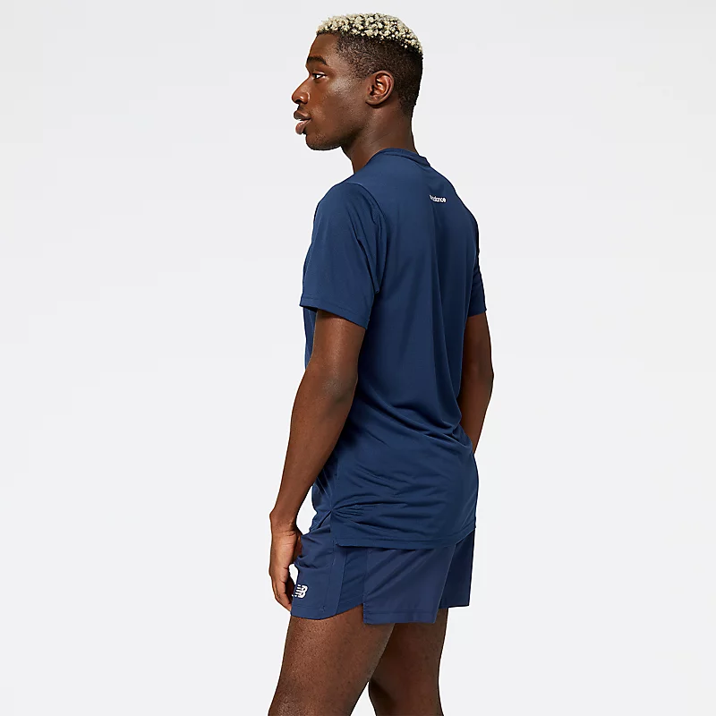 T-shirt à manches courtes pour homme Accelerate - Indigo naturel