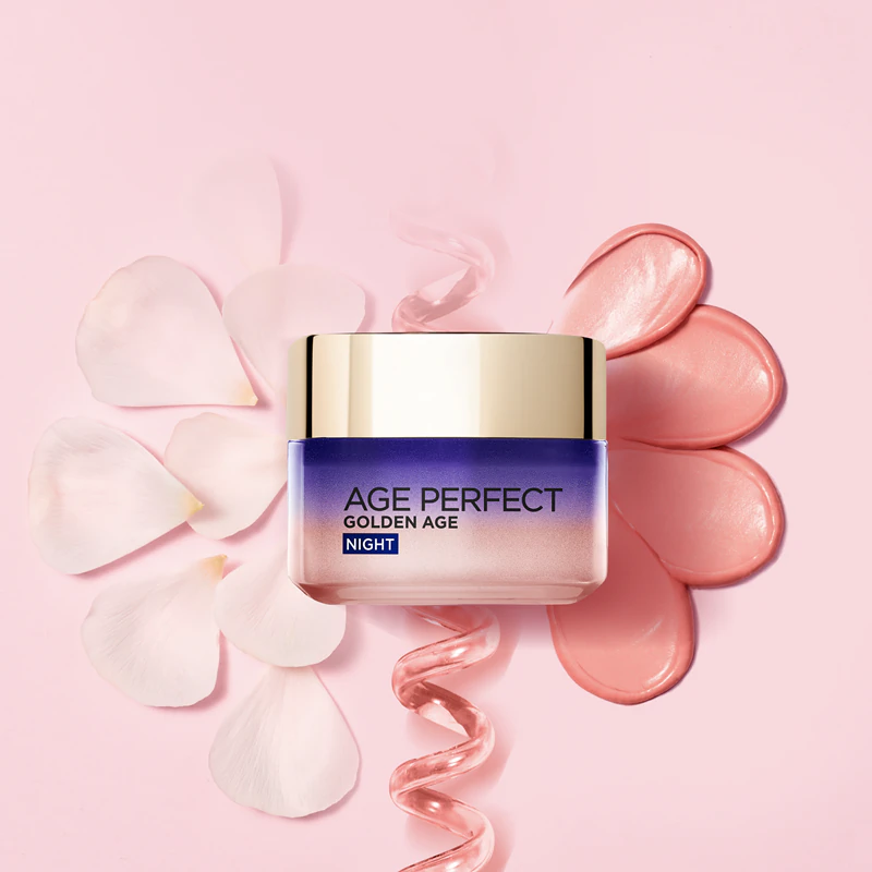Creme Noturno Antirrugas Age Perfect Golden Age da L'Oréal Paris para Pele Madura