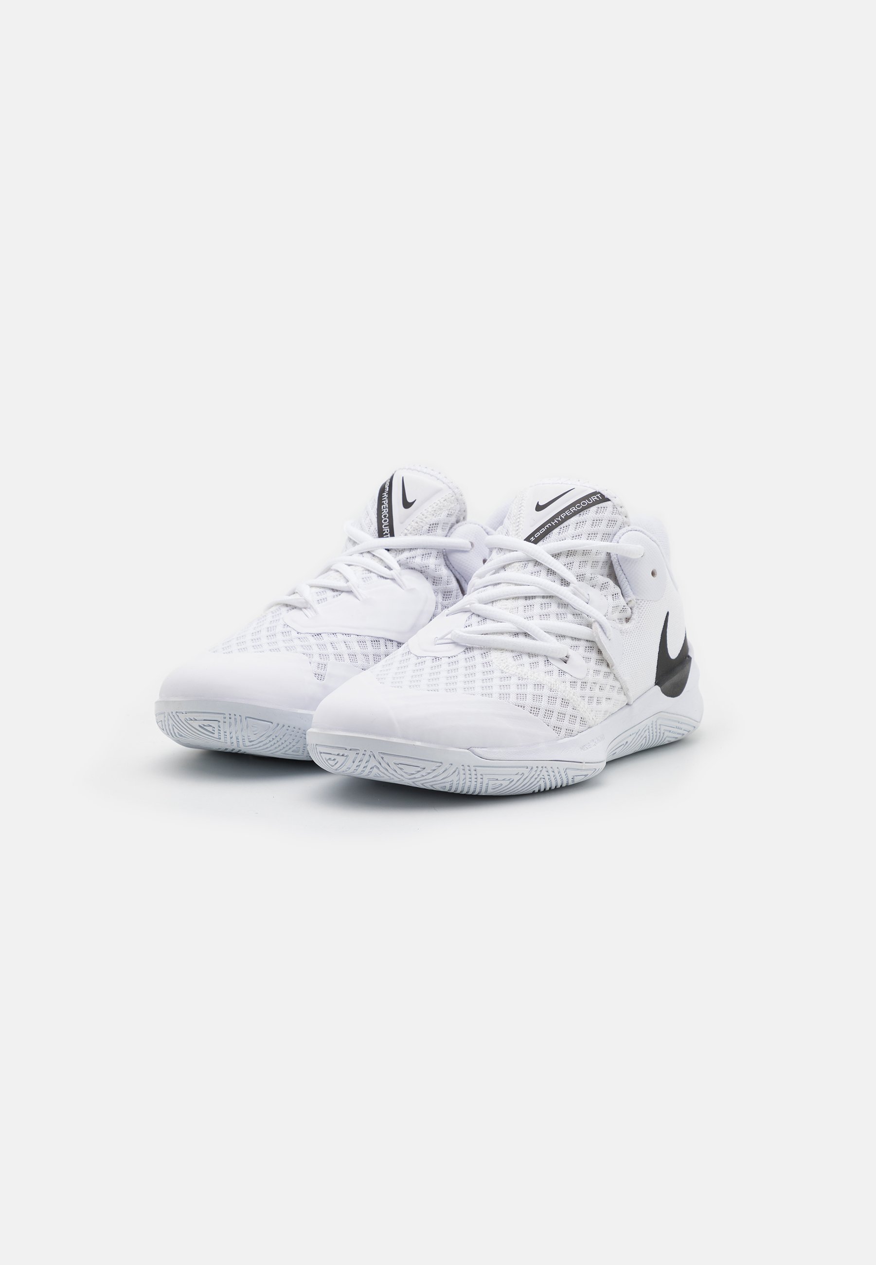 Nike Performance ZOOM HYPERSPEED COURT UNISEX - Handbalschoenen - wit/zwart