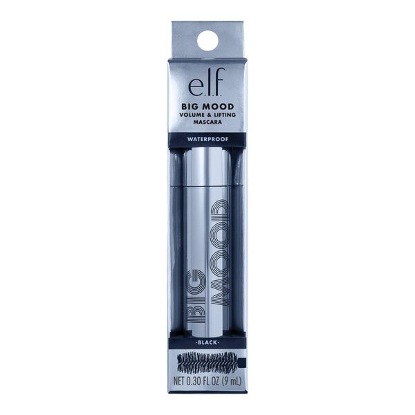 elf Big Mood Deep Waterproof Black Volume & Lifting Mascara 9 ml