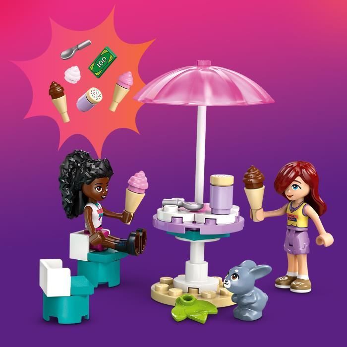LEGO Friends 42644 Heartlake City Ice Cream Truck - Building Set for Ages 4+
