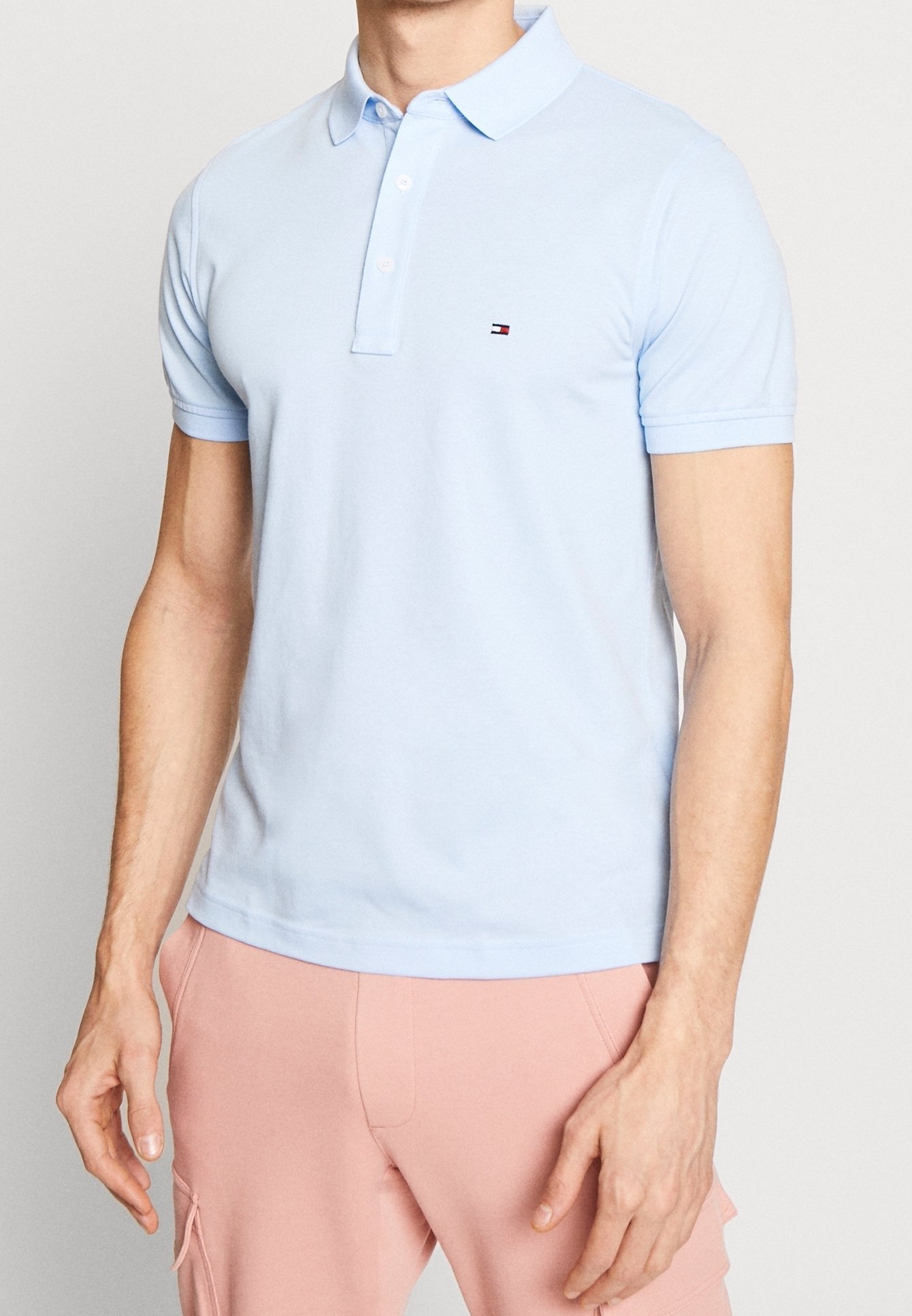 Polo Tommy Hilfiger - bleu clair