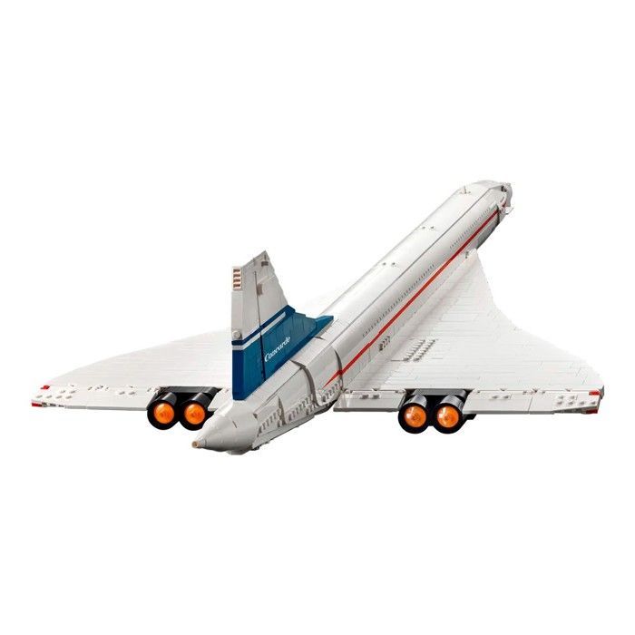 LEGO 10318 Exclu Cdiscount Icons Le Concorde, Maquette d'Avion à Construire pour les Adultes, Set de Véhicule d'Avion