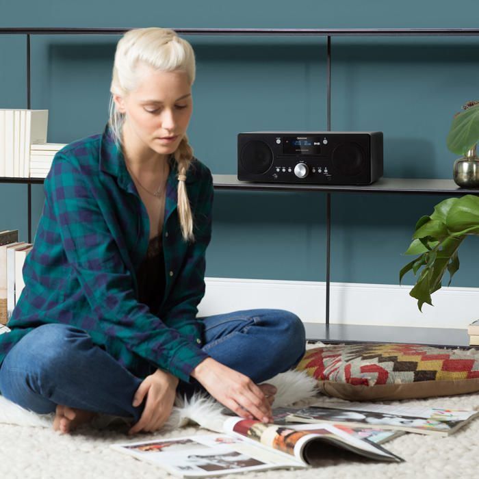 Sistema hi-fi Bluetooth - Auna - Harvard - Radio DAB+ e FM - USB - Bluetooth 3.0