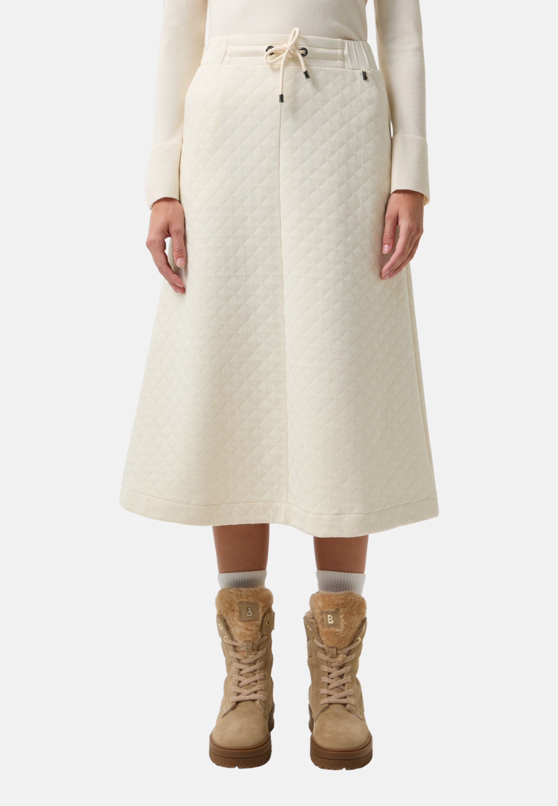 Bogner MASCHA - Jupe trapèze - creme