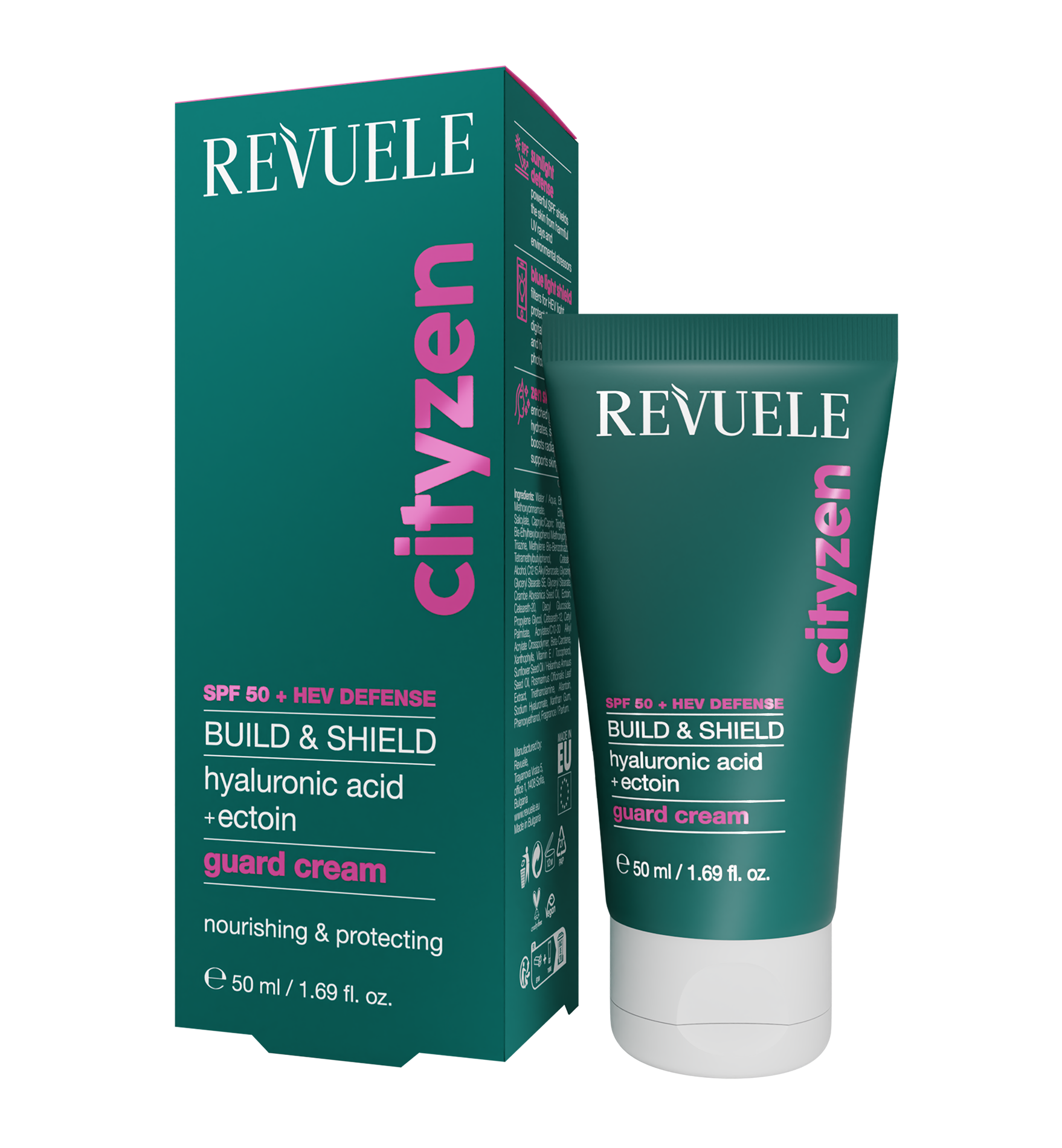 Cityzen Build & Shield Guard krema s hijaluronskom kiselinom i ektoinom hidratantne kreme za lice