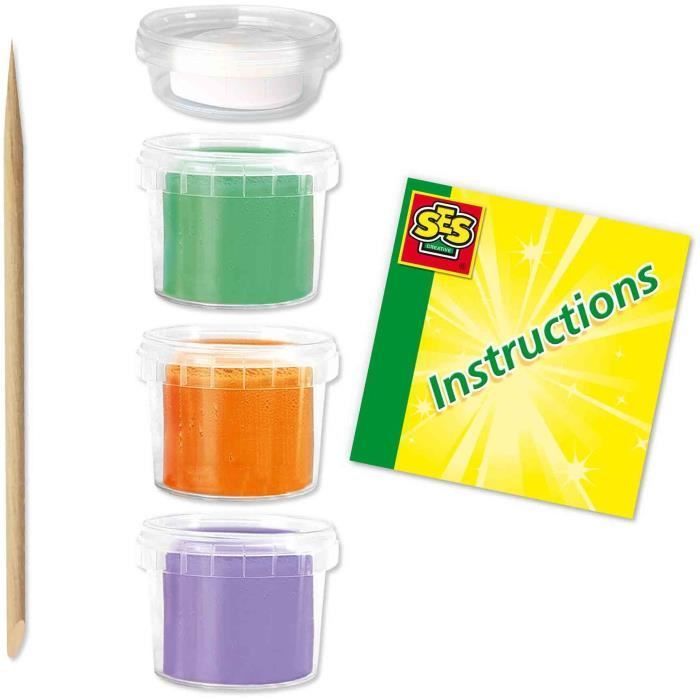 FunDo boetseerklei - Dinosaurussen (3x90gr-1x40gr) - SES CREATIVE - Interactief voor jonge kinderen.