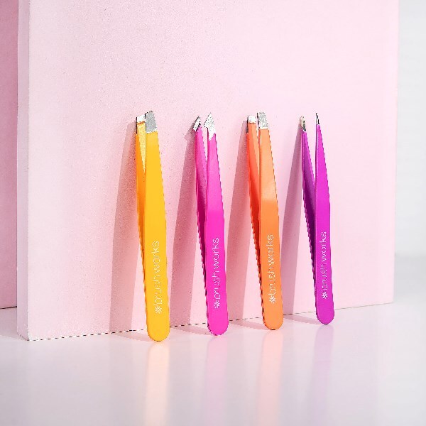 Sada kombinovaných pinzet Brushworks, 4 kusy - Brights
