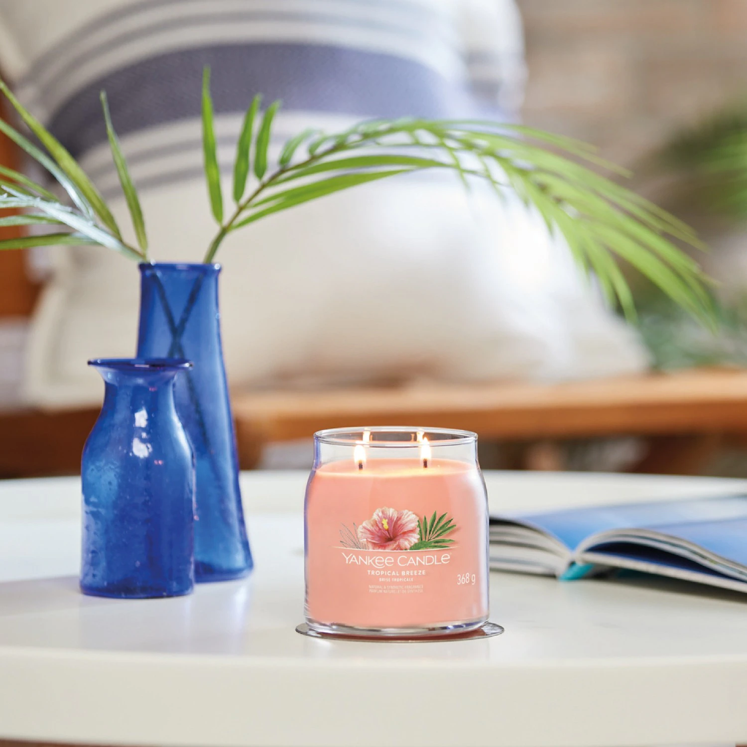 YANKEE CANDLE Moyenne Jarre Brise Tropicale