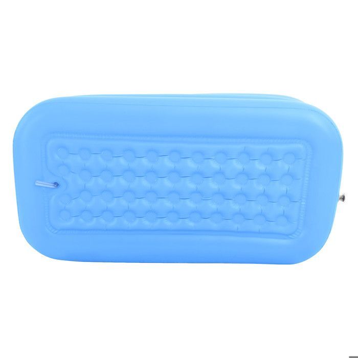 Bañera hinchable para adultos, plegable, independiente, con bebedero y tapa deslizante, 160 × 84 × 64 cm.