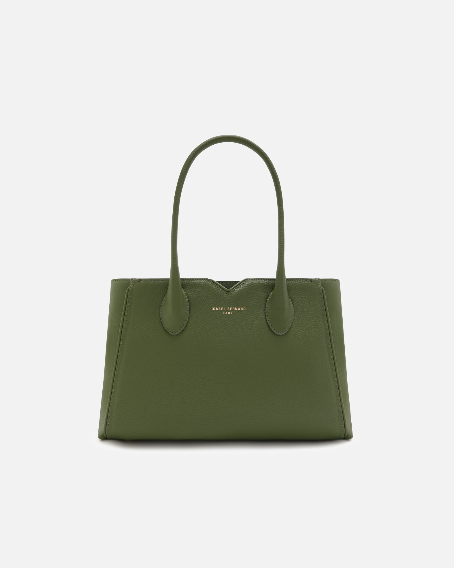 Isabel Bernard handtas Isabel Bernard Honoré Cloe Midi groen - kalfsleer - IB25082