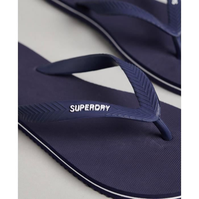 Chanclas clásicas vintage para hombre Superdry - Azul marino intenso - Talla S (UE) - Goma