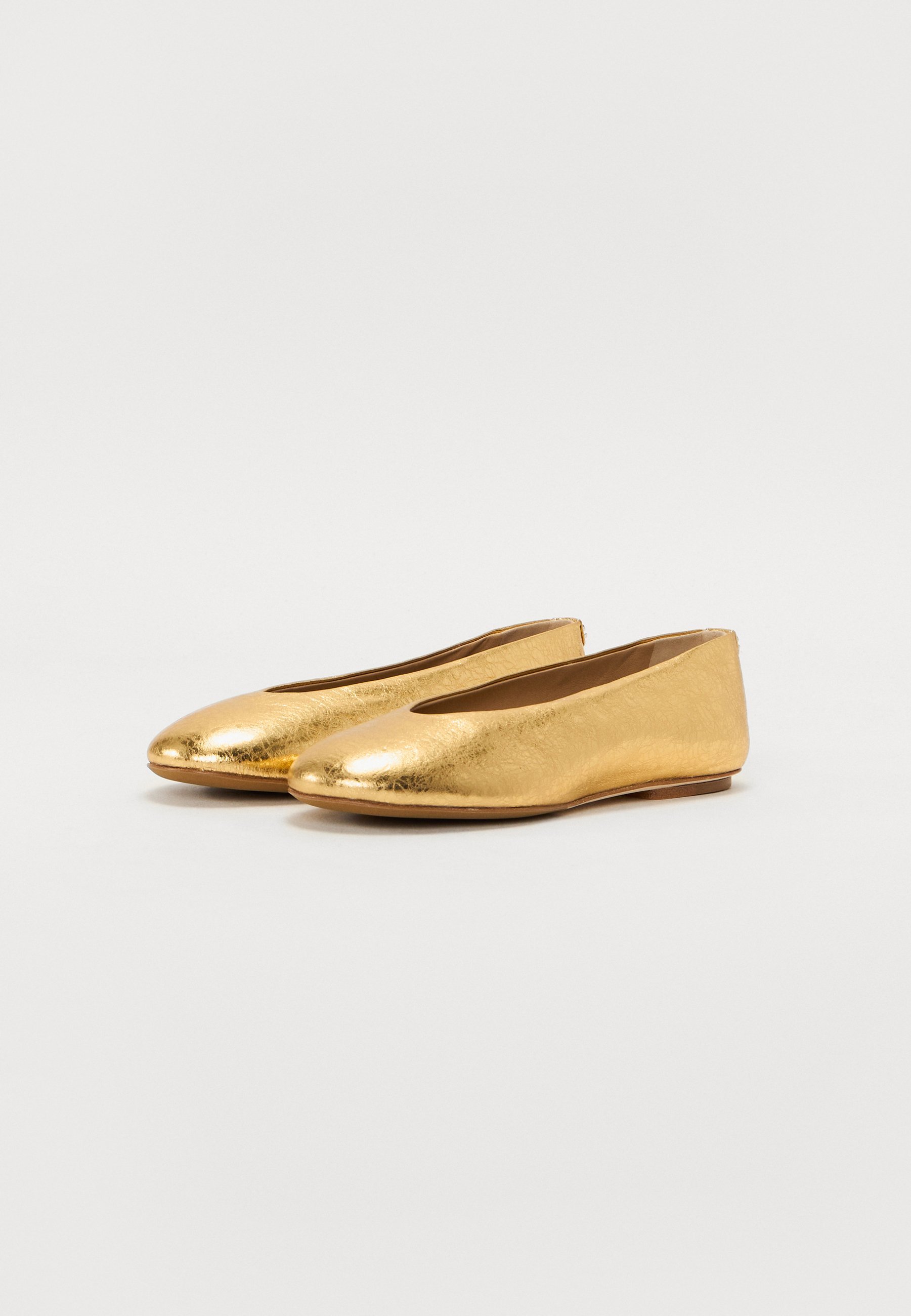 Sergio Rossi BALLERINA - Balletpumps - goudkleurig
