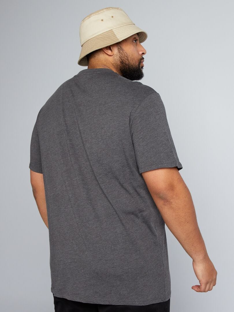 Camiseta 100% algodão - CINZA