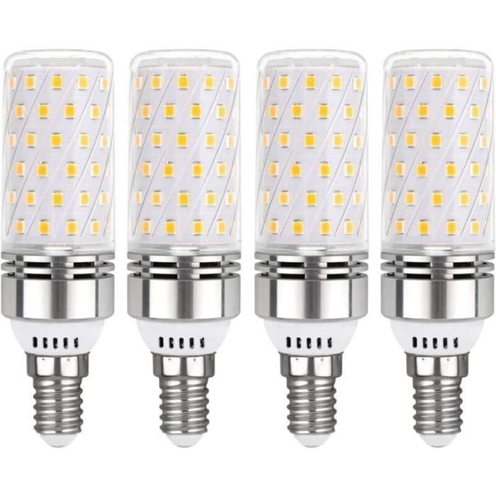 Bombilla LED E14 - JORMFTTE - 12W - Blanco frío - Equivalente a 100W - No regulable