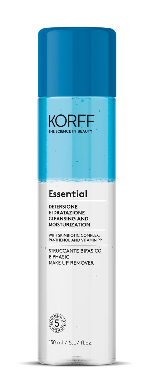 KORFF Korff Essen Tweefasige make-up remover 150 ml Reinigende en hydraterende werking