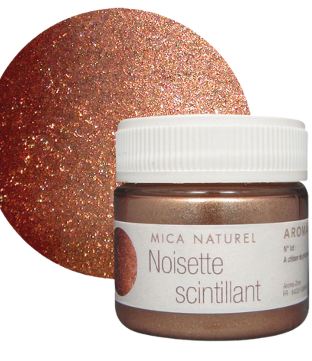 Mica Noisette scintillant 10g