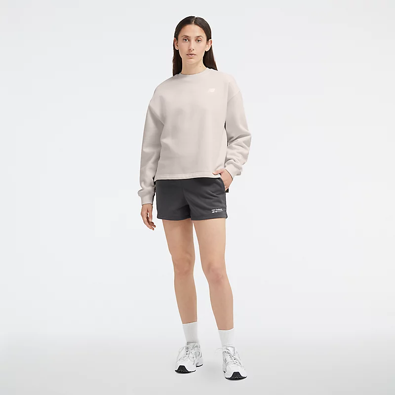 Bluza damska Linear Heritage Brushed Back Fleece Crewneck – MOONROCK