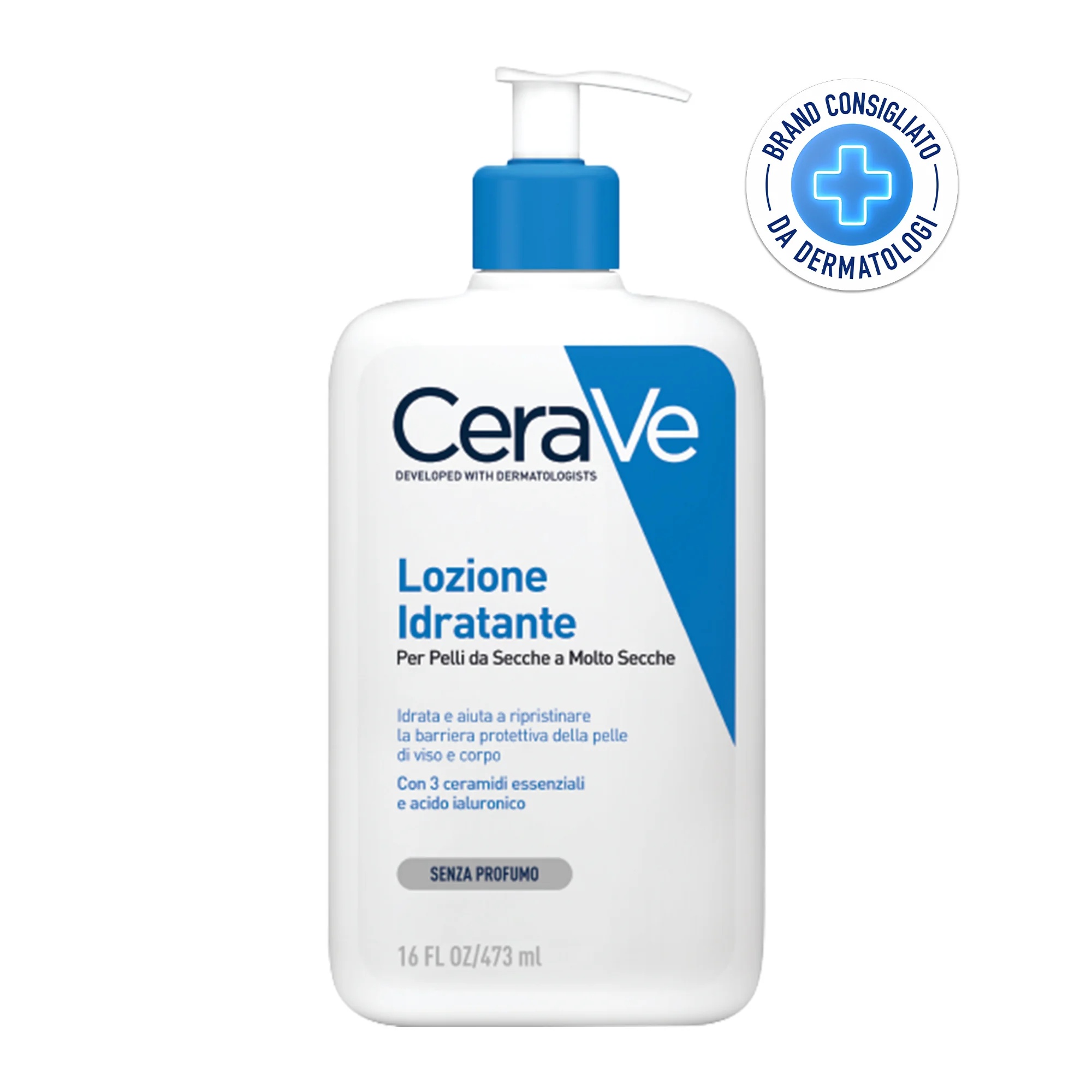 CERAVE Loção Hidratante Corporal Cerave 473 ml Para pele seca e muito seca