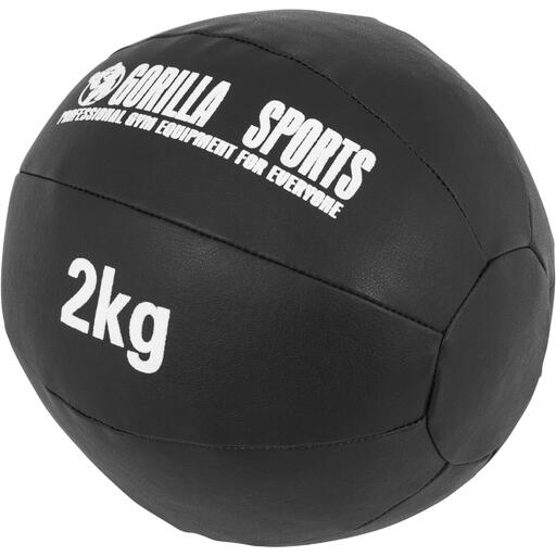 Usnjena medicinska žoga 2 kg Gorilla Sports