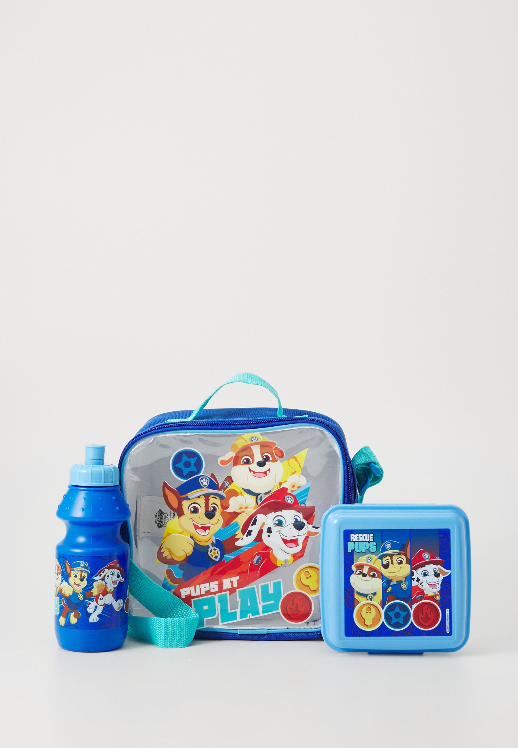 Kidzroom PAW PATROL LUNCHTAS, SNACKBOX EN FLES UNISEX SET - Drinkfles - blauw